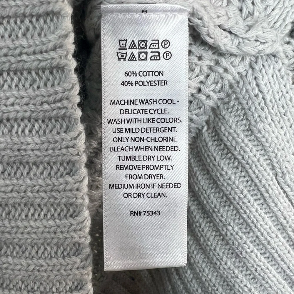 Rachel Zoe Gray Hooded Sweater, Small